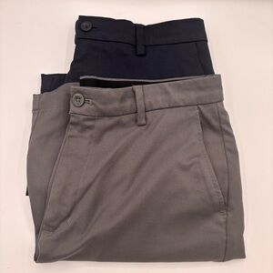 Amazon Essentials Men’s Shorts Classic Fit 9" Navy‎ Blue Gray Cotton Casual 33
